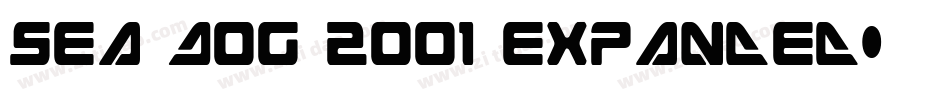 Sea Dog 2001 Expanded字体转换